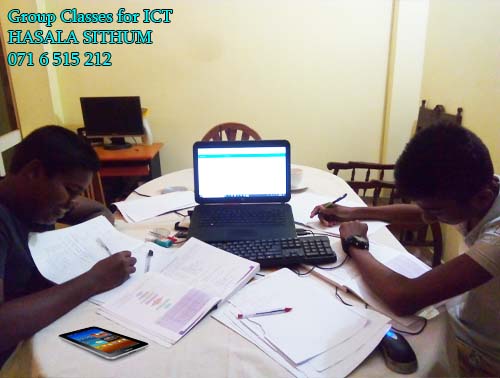 Individual and Group Classes for ICT, Hasala Sithum Individual and Group Classes for ICT